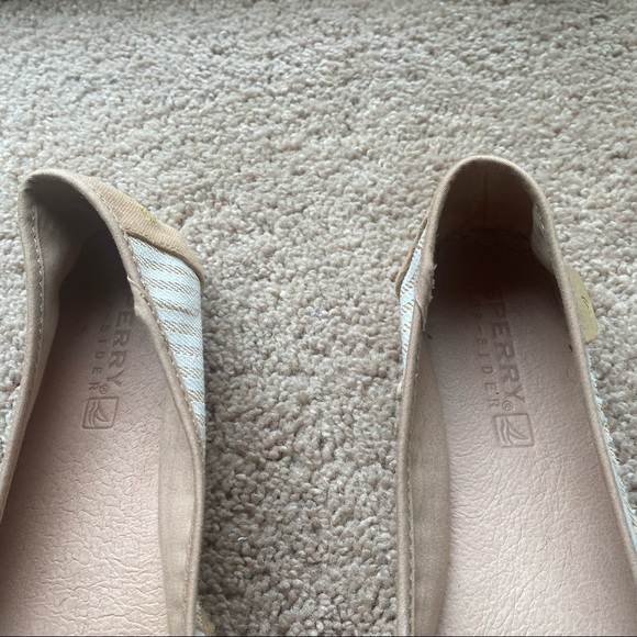 Sperry Top-Sider Slip-On Sand and Gold Striped Espadrilles - Picture 3 of 4